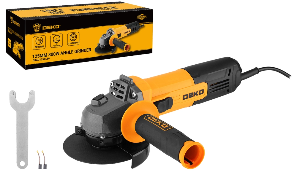 Szlifierka kątowa - kątówka 800 W 125 MM DEKO DKAG125XL80